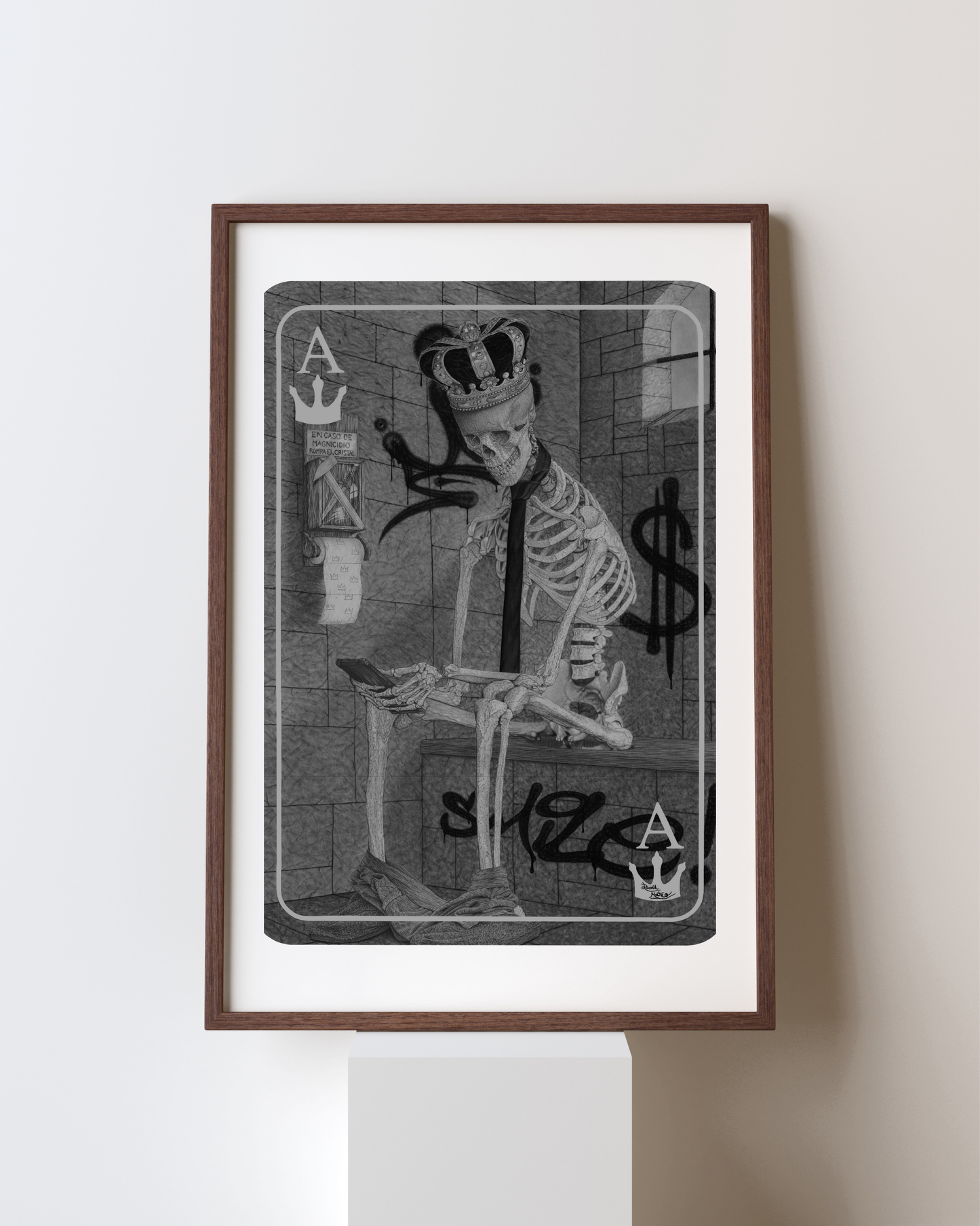Original Work "Ace of Kings": Hyperrealistic Satirical Art