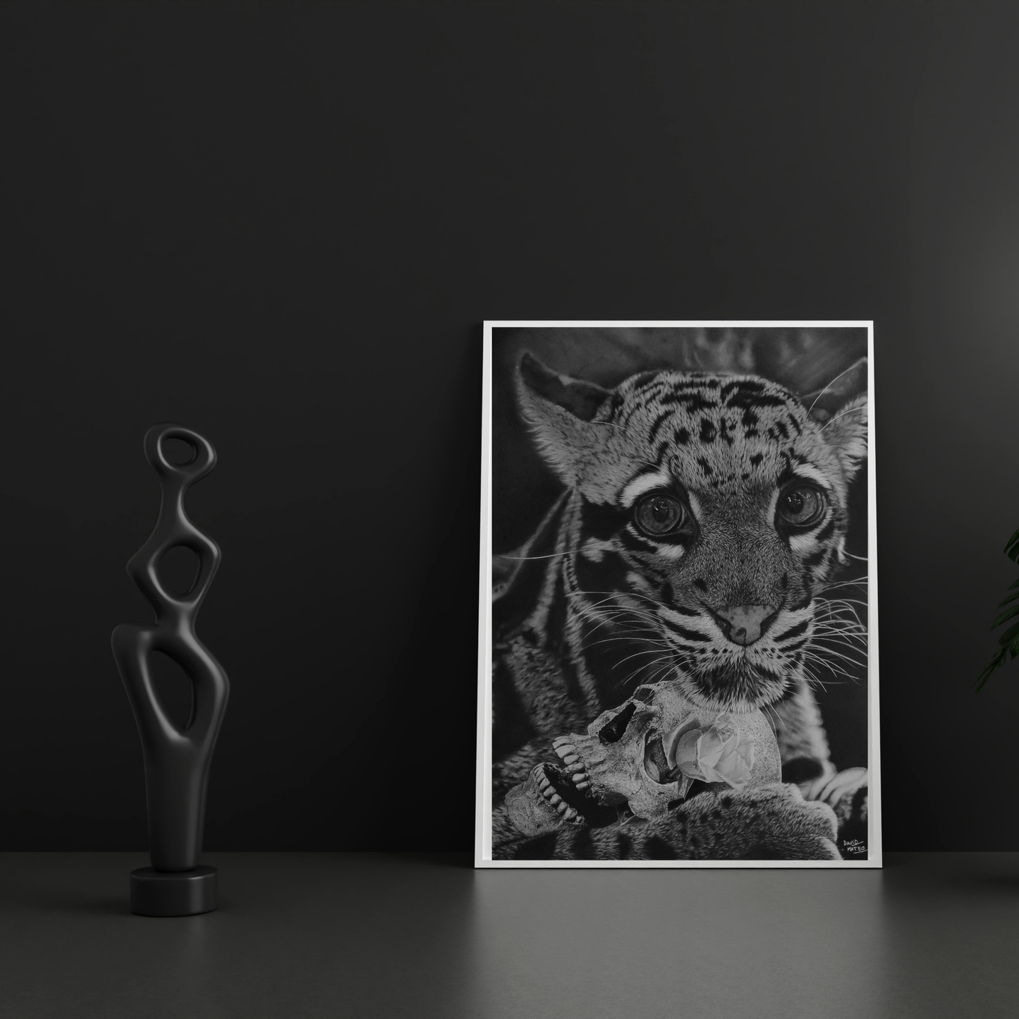Original Artwork "The Last Sapiens": Post-Apocalyptic Graphite Art