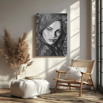 Cuadro decorativo moderno para diseño de interiores de David Mateo Art.