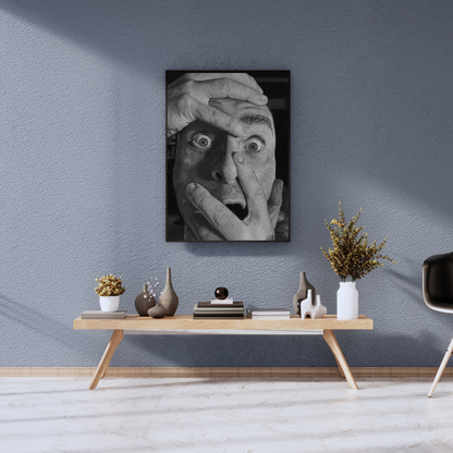 Lámina "El Grito Silencioso" - Autorretrato Hiperrealista