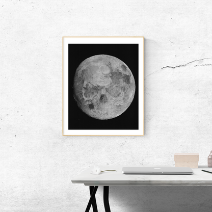 Lámina "El Lado Siniestro de la Luna" - Arte de Luna Calavera