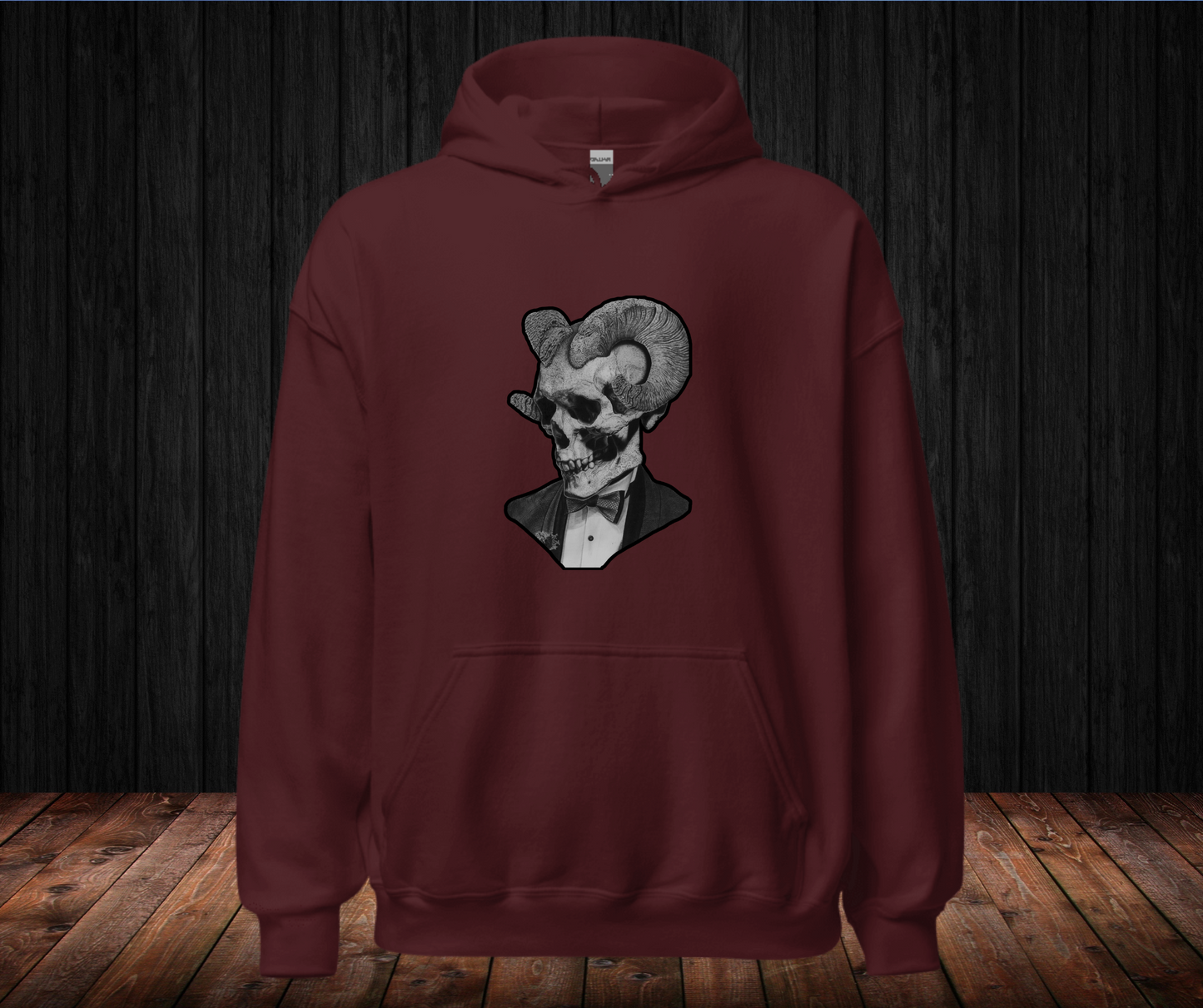 Sudadera con Capucha – Calavera Gótica Halloween