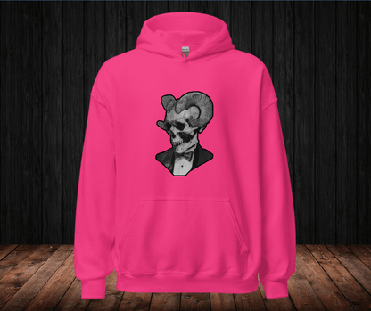 Sudadera con Capucha – Calavera Gótica Halloween
