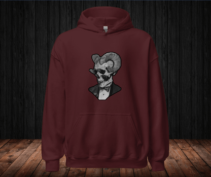 Sudadera con Capucha – Calavera Gótica Halloween