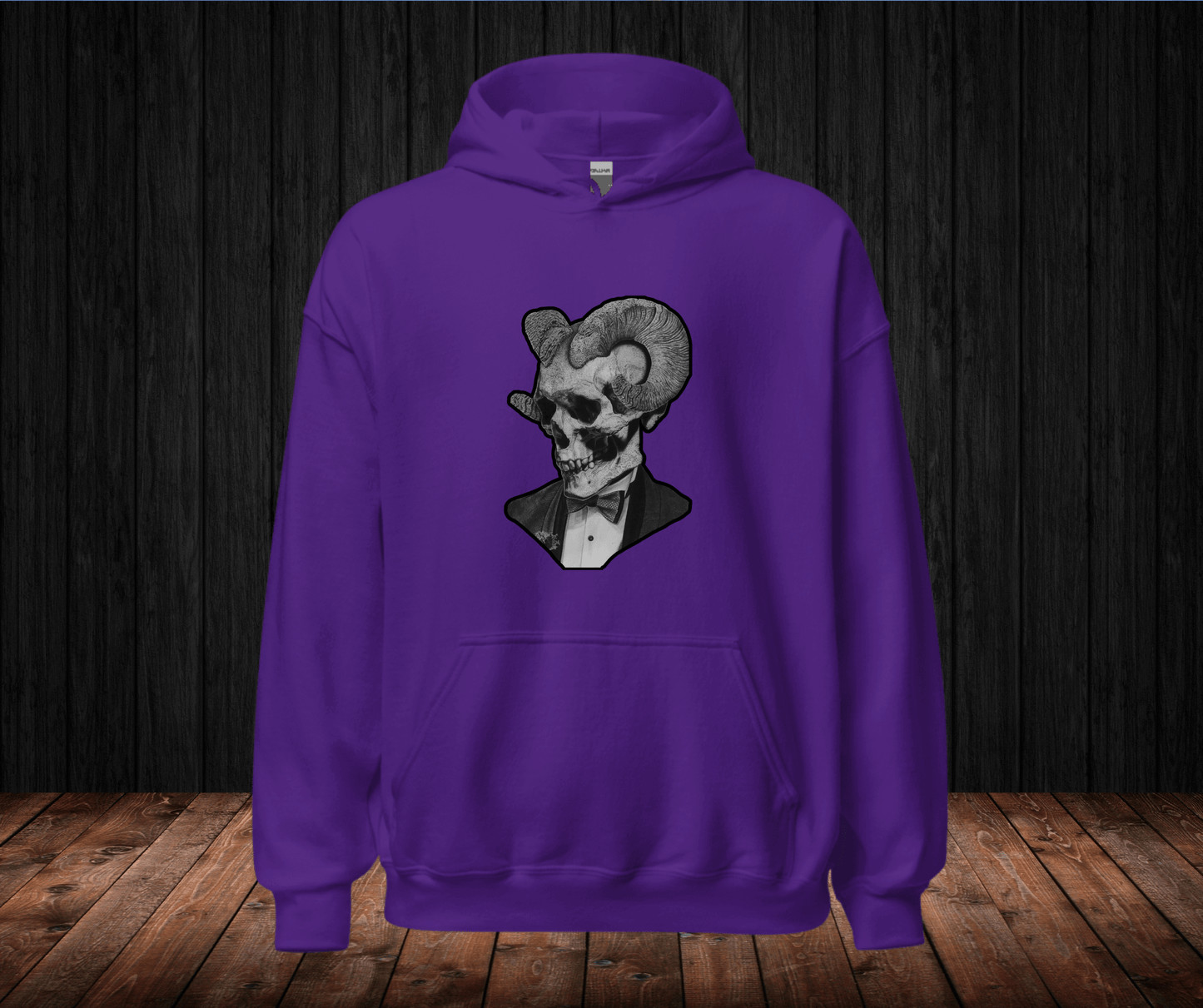 Sudadera con Capucha – Calavera Gótica Halloween