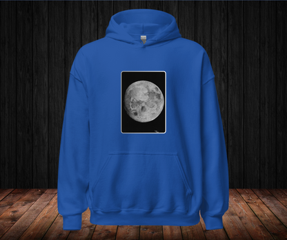 Sudadera con Capucha Unisex – Luna y Calavera Oculta