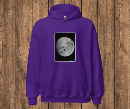 Sudadera con Capucha Unisex – Luna y Calavera Oculta