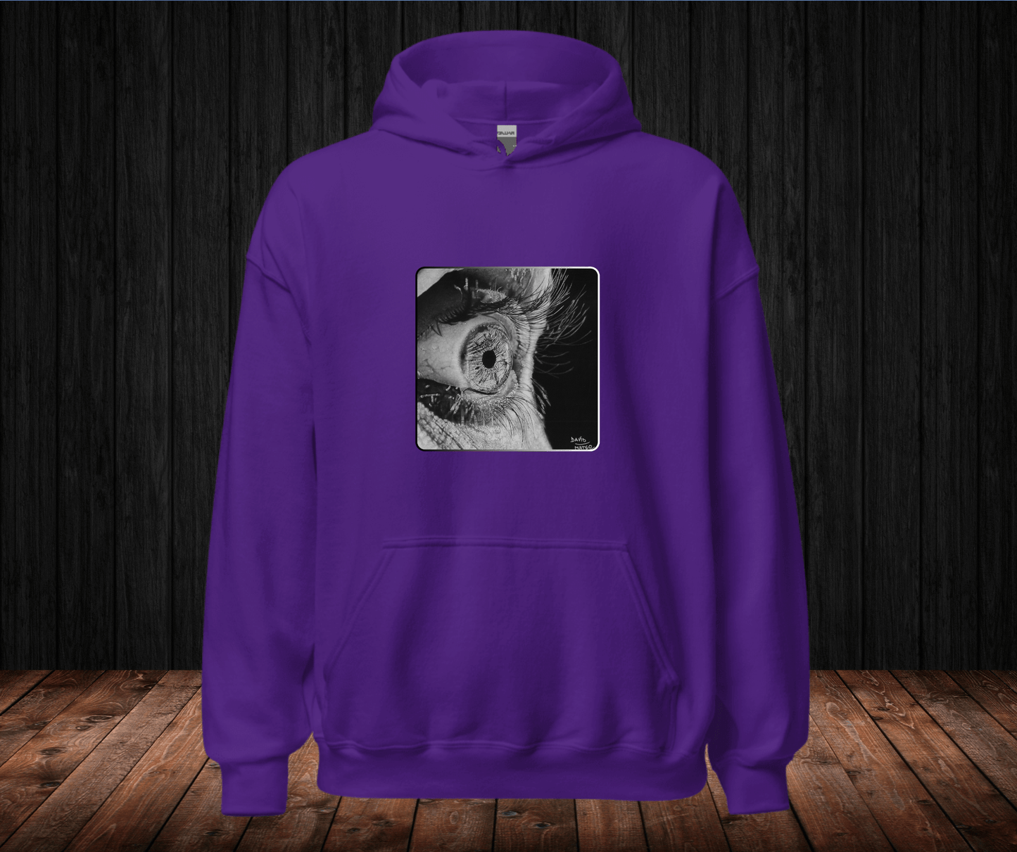 Sudadera con Capucha – Arte Urbano Blanco y Negro