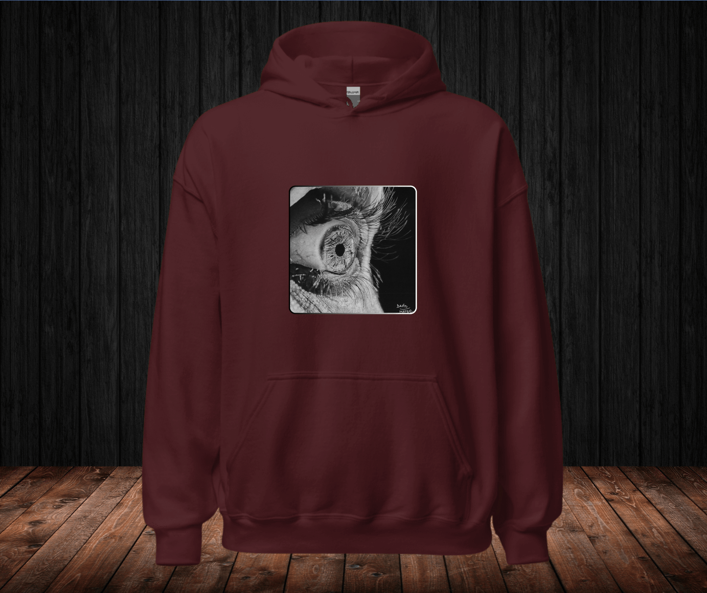 Sudadera con Capucha – Arte Urbano Blanco y Negro