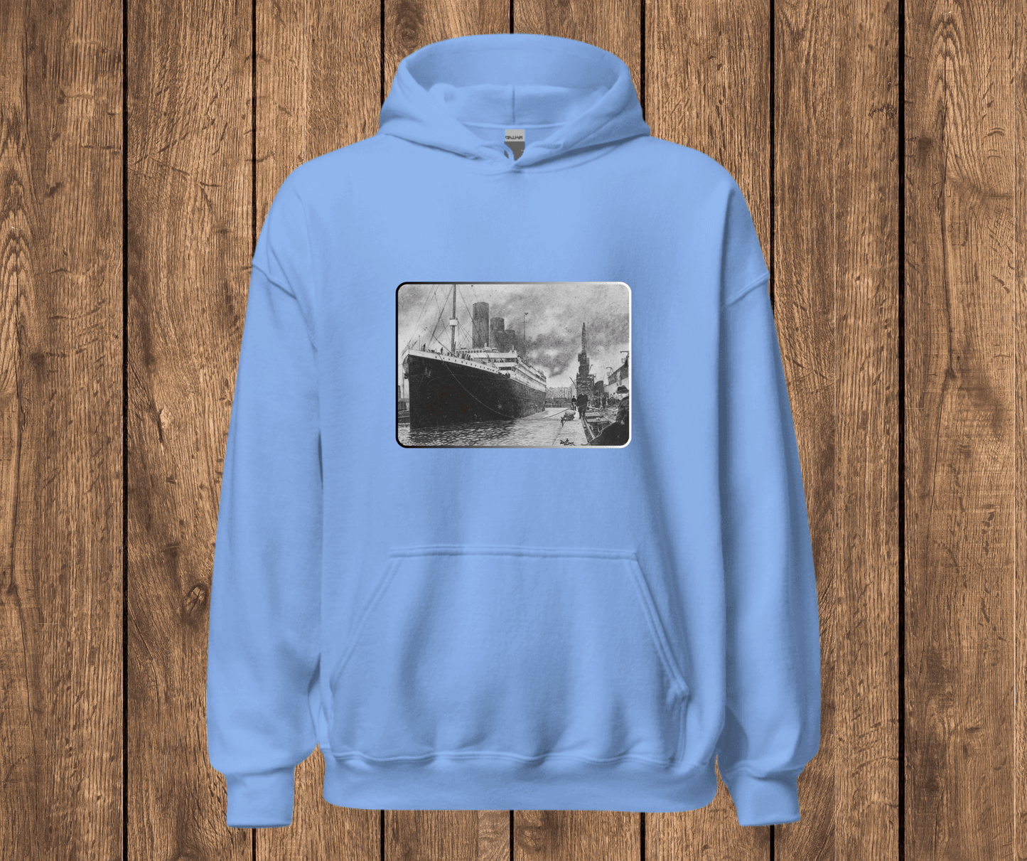Sudadera con Capucha – Titanic, Arte Blanco y Negro