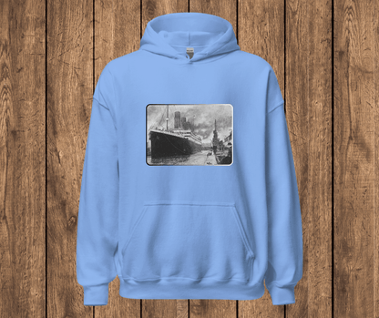 Sudadera con Capucha – Titanic, Arte Blanco y Negro