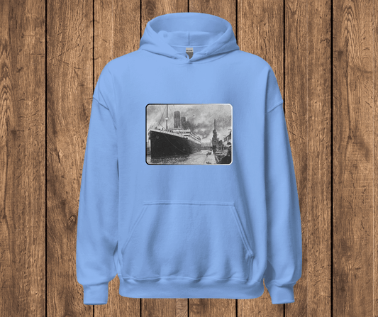 Sudadera con Capucha – Titanic, Arte Blanco y Negro