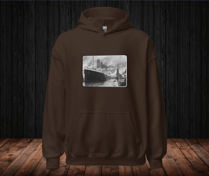 Sudadera con Capucha – Titanic, Arte Blanco y Negro