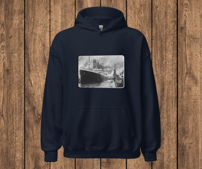 Sudadera con Capucha – Titanic, Arte Blanco y Negro