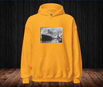 Sudadera con Capucha – Titanic, Arte Blanco y Negro