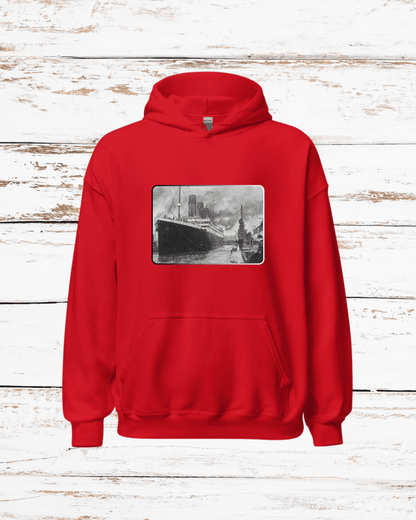 Sudadera con Capucha – Titanic, Arte Blanco y Negro
