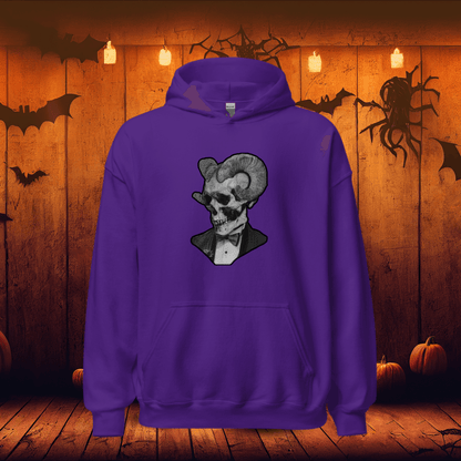 Sudadera con Capucha – Calavera Gótica Halloween