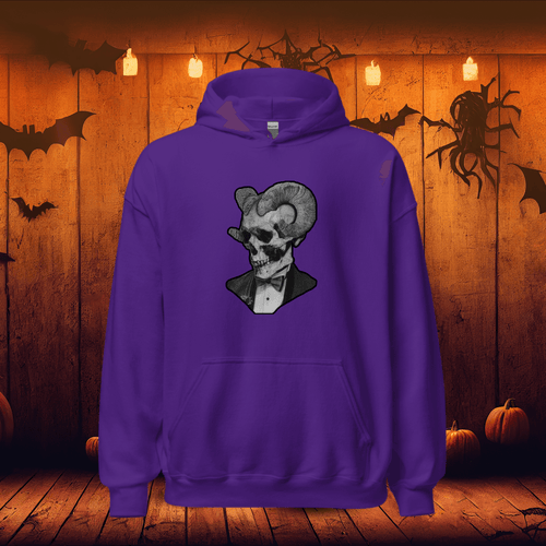 Sudadera con Capucha – Calavera Gótica Halloween