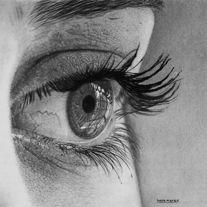 Obra de arte original titulada Reflejos, del artista David Mateo, expuesta n Barcelona y Nueva york.