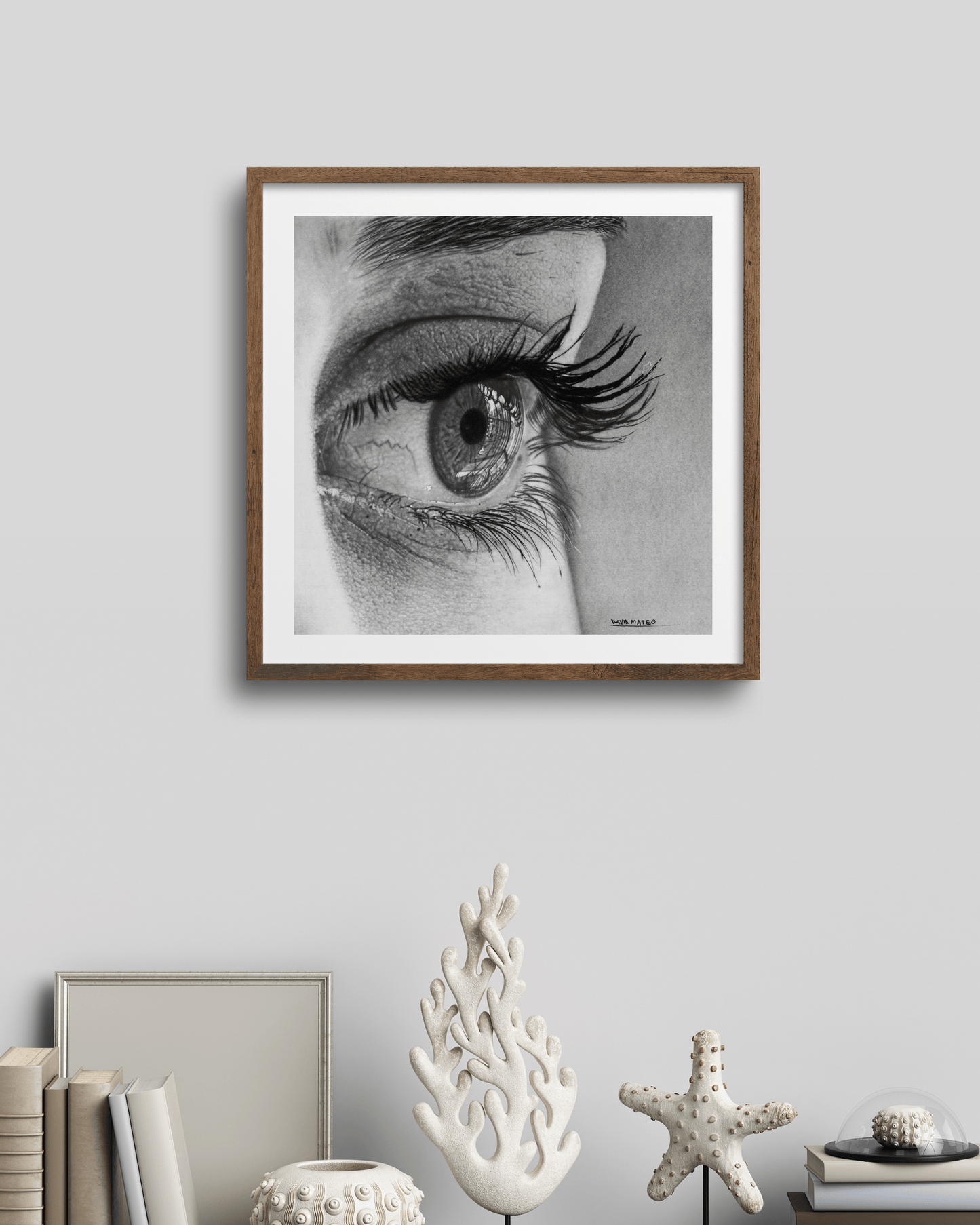 Lámina "Reflejos" – Dibujo Hiperrealista de Ojo