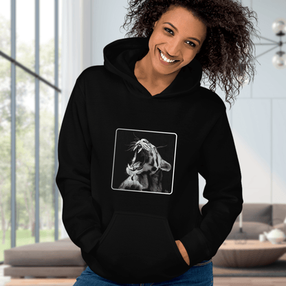 Sudadera de Diseño "Salvaje": Retrato de Leopardo Hiperrealista