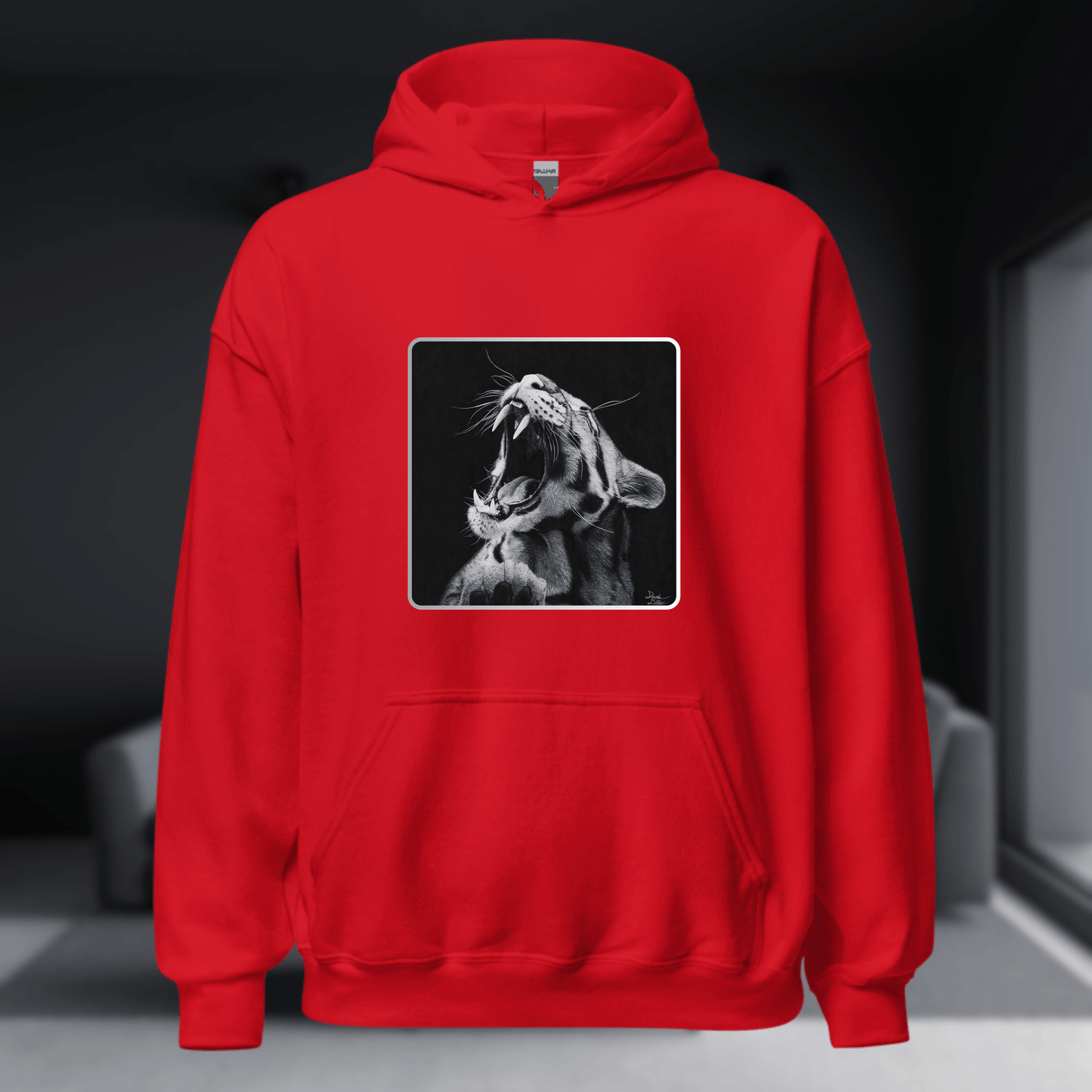 Sudadera de Diseño "Salvaje": Retrato de Leopardo Hiperrealista