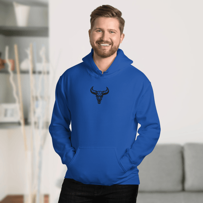 Sudadera "Emblema" con Logo central Bordado (Colores Claros)