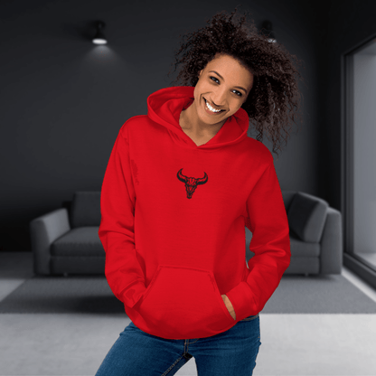 Sudadera "Emblema" con Logo central Bordado (Colores Claros)