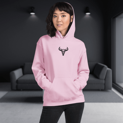 Sudadera "Emblema" con Logo central Bordado (Colores Claros)