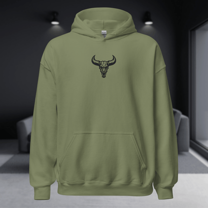 Sudadera "Emblema" con Logo central Bordado (Colores Claros)