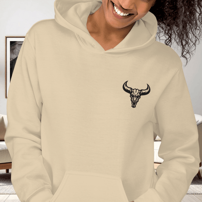 Sudadera "Emblema" con Logo Bordado (Colores Claros)