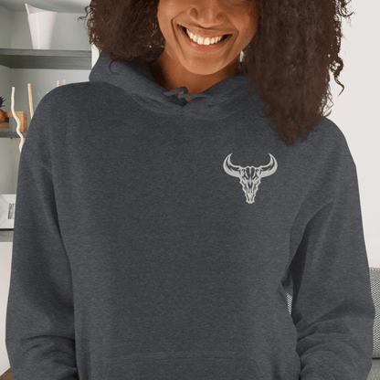 Sudadera "Emblema" con Logo Bordado (Colores Oscuros)