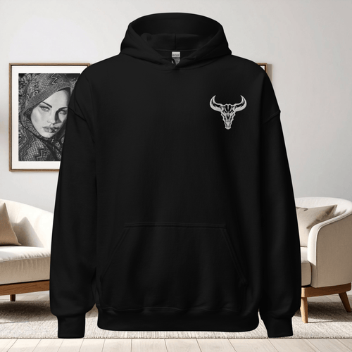 Sudadera "Emblema" con Logo Bordado (Colores Oscuros)