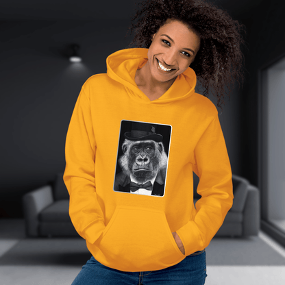 Sudadera de Diseño "¡Qué Mono!": Retrato de Gorila Hiperrealista