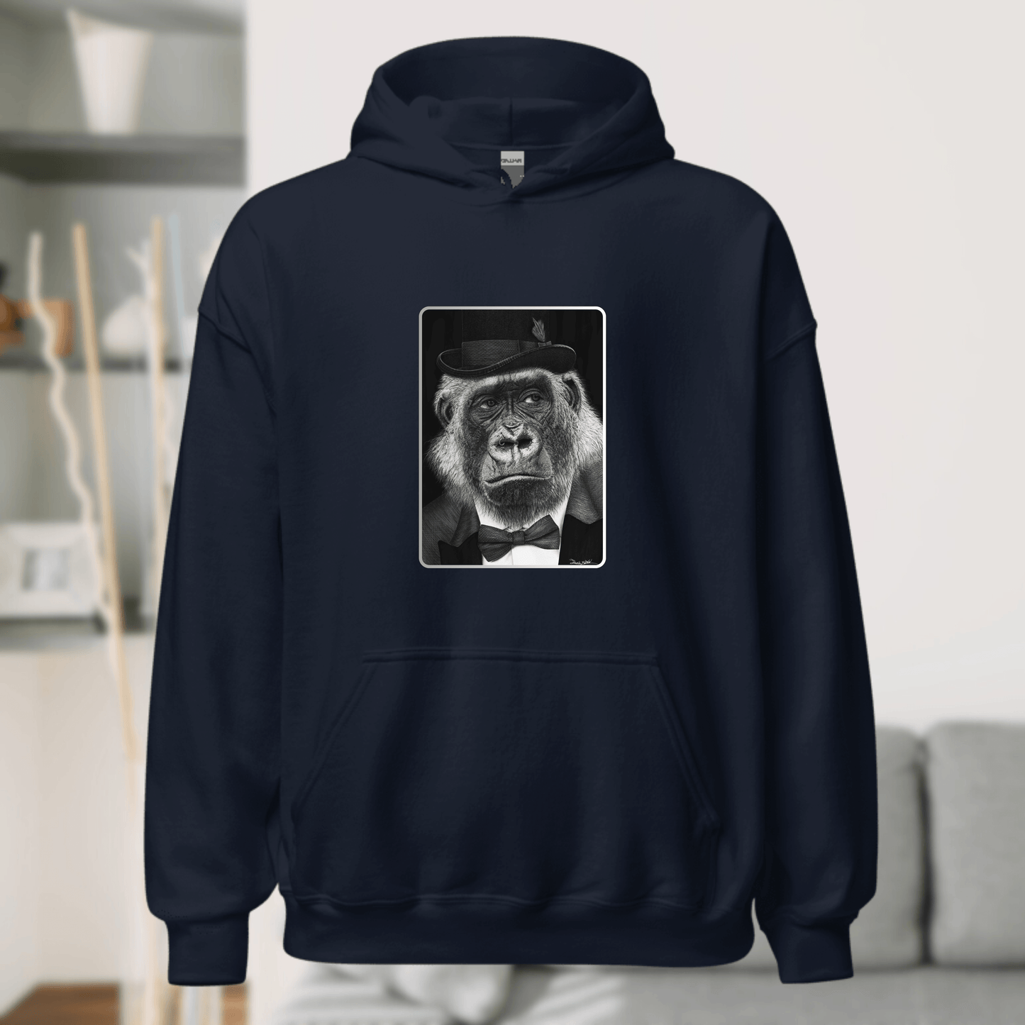 Sudadera de Diseño "¡Qué Mono!": Retrato de Gorila Hiperrealista
