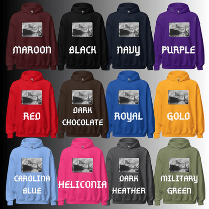 Sudadera con Capucha – Titanic, Arte Blanco y Negro