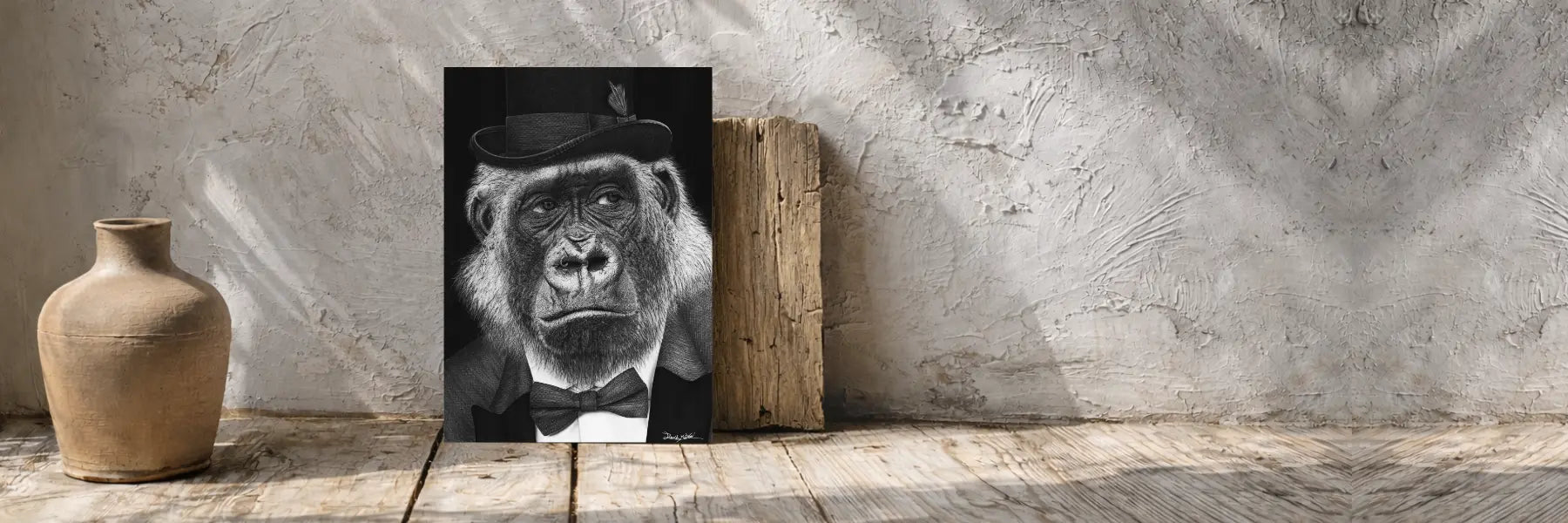 Bunner de la tienda y galería de arte gótico e hiperrealista del artista David Mateo.