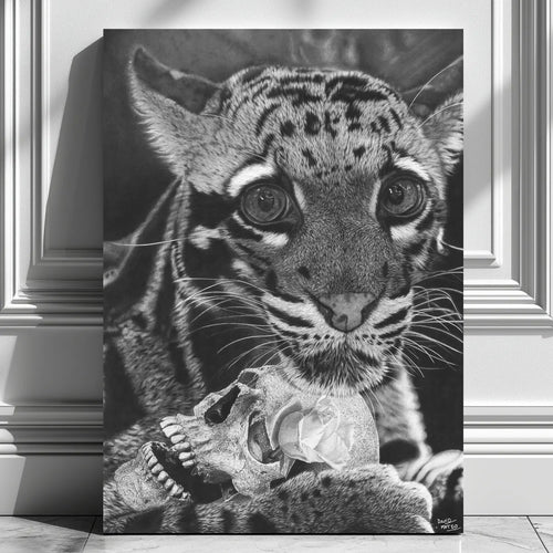 Lámina de Leopardo Nublado Hiperrealista | EL ÚLTIMO SAPIENS