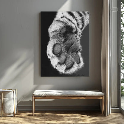 Cuadro moderno para la decoración del hogar con animal print.