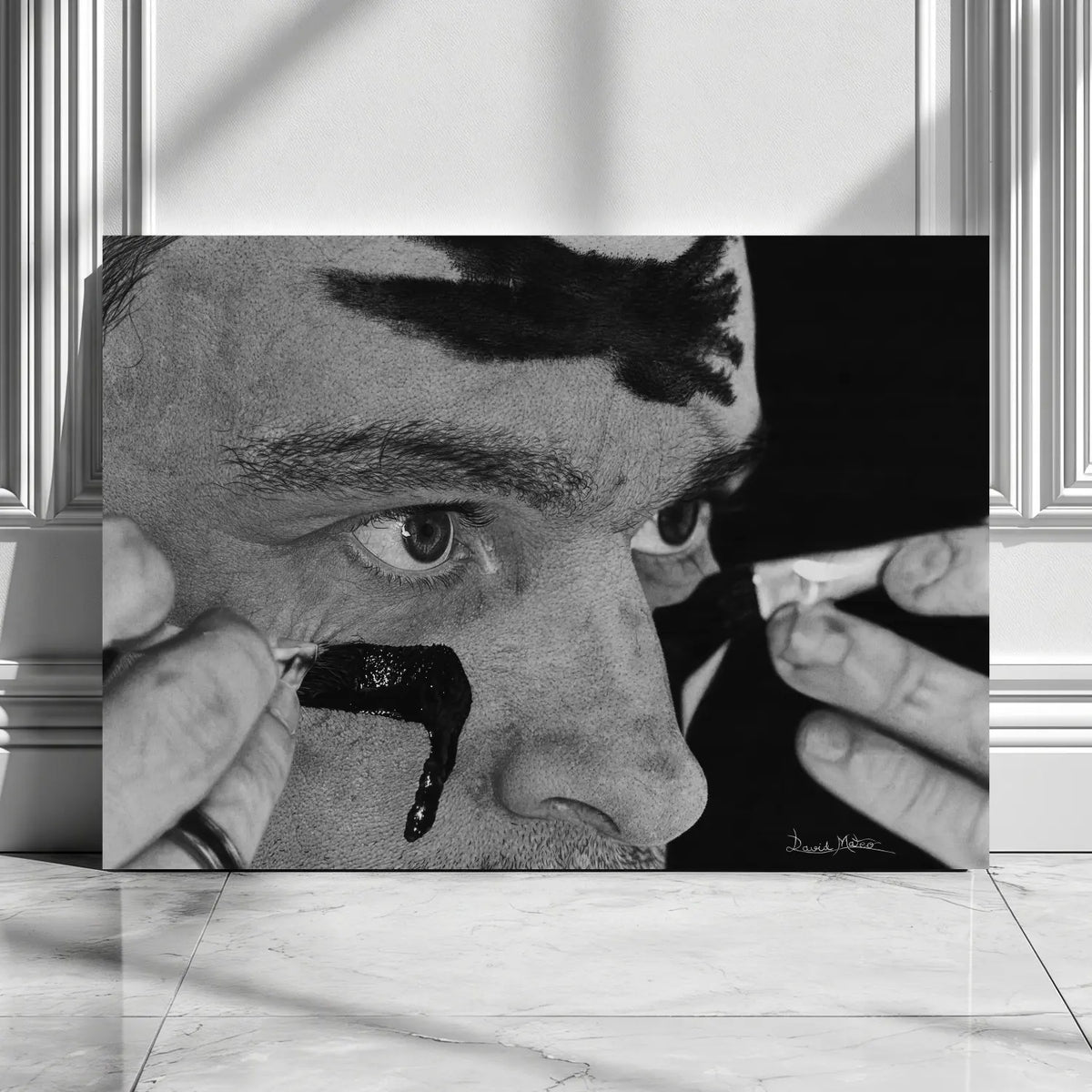 Dibujo realista del artista David Mateo finalista Tartget Prize 2025.