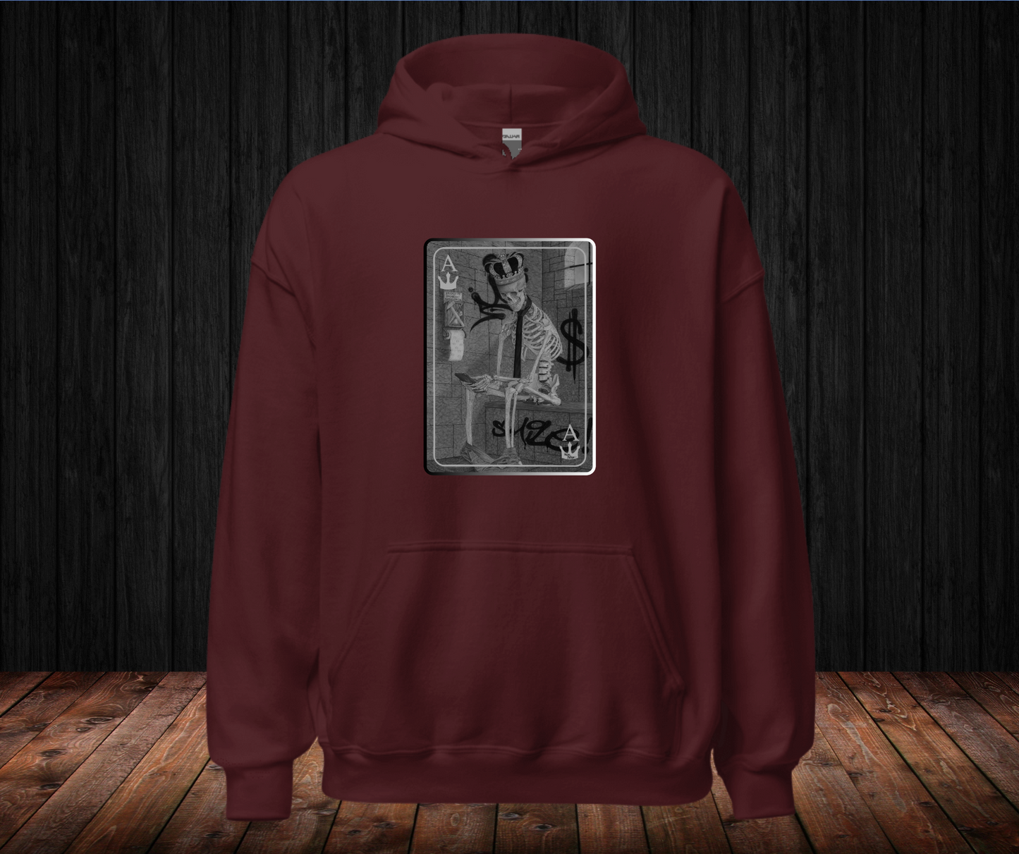 Sudadera con Capucha Unisex– Diseño Gótico y Oscuro