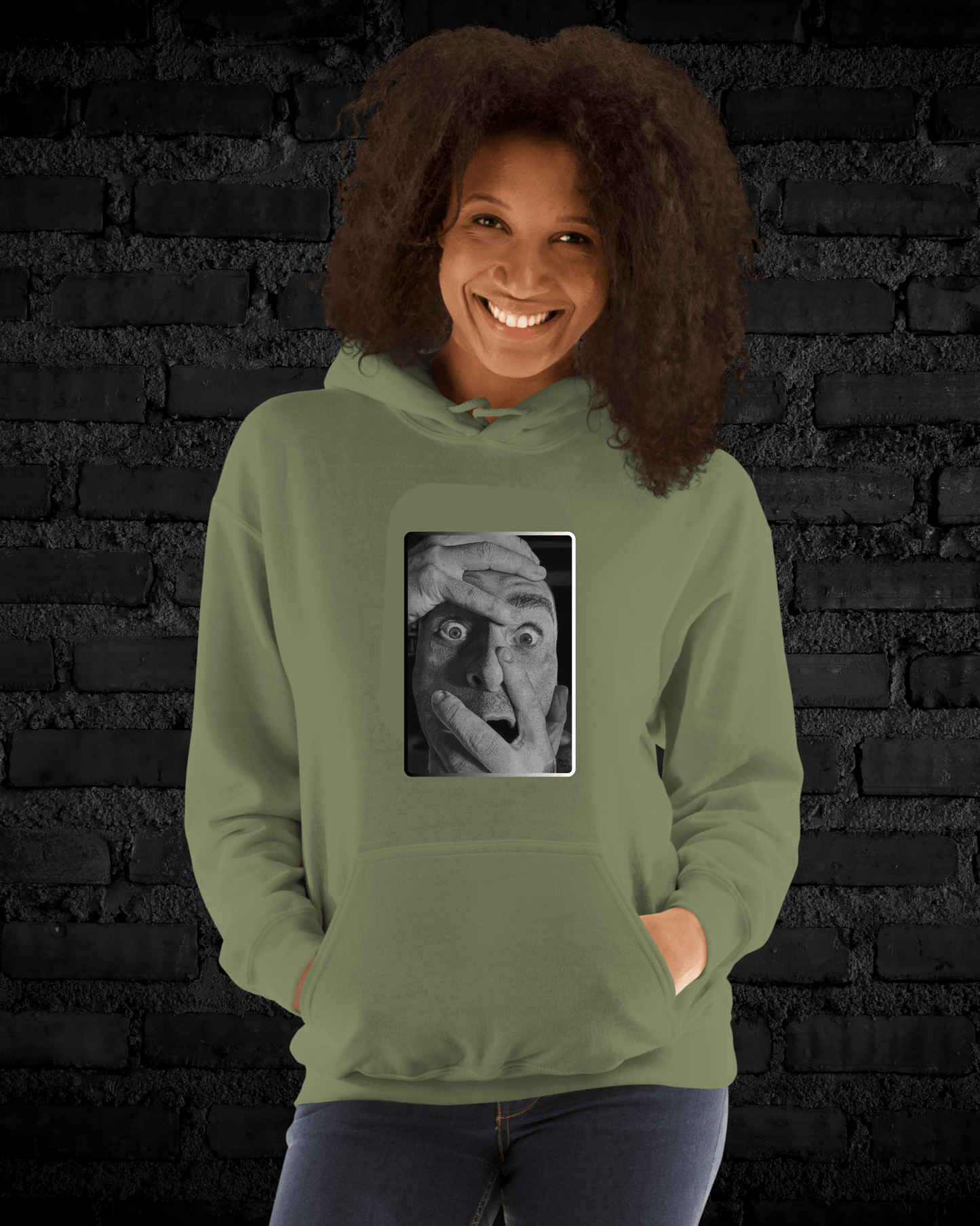 Sudadera con Capucha – Autorretrato, Diseño Original