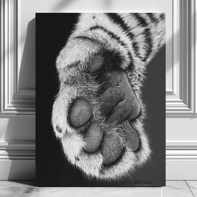 Poster decorativo de un dibujo a lápiz a carboncillo para decoración de interiores.