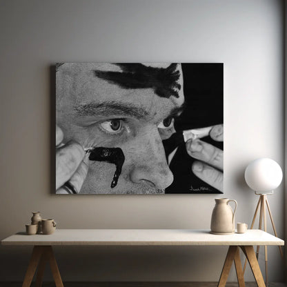 Retrato hiperrealista del artista David Mateo, obra finalista en el prestigioso concurso Tartget Prize 2025.