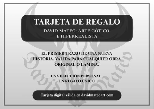 Tarjeta de Regalo David Mateo Art | Regala Arte Hiperrealista