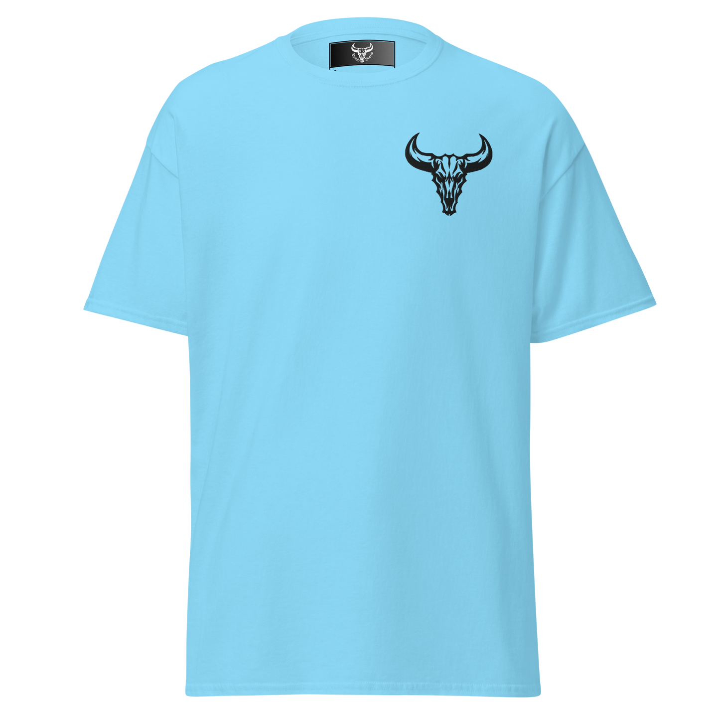 Camiseta Bordada Logo Pecho Izquierdo Negro | David Mateo Art